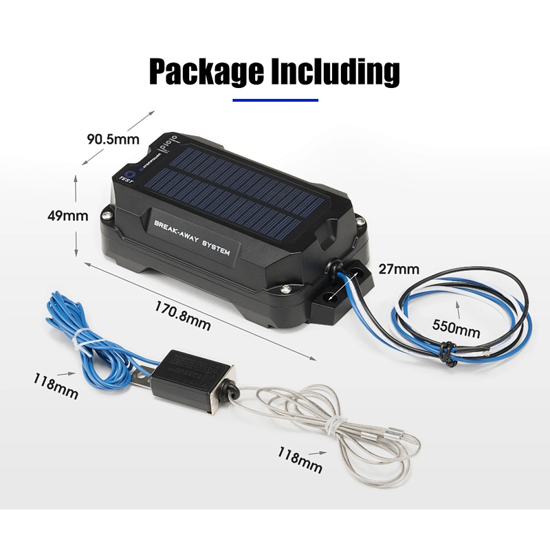 ATEM POWER Professional Trailer Receiver Brake Away System LIFEPO4 Trailer Break Away System